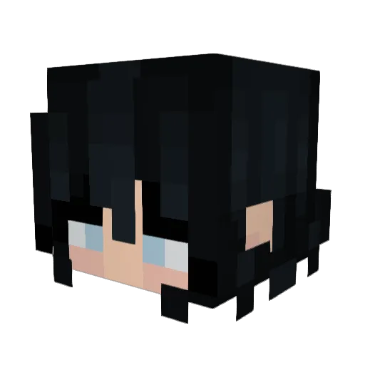 Bobb1e Minecraft avatar head, 3D render