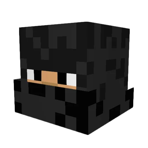 Bobbricks Minecraft avatar head, 3D render