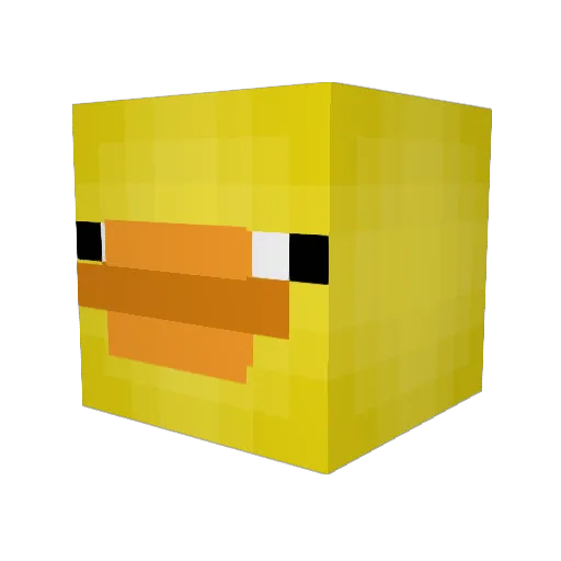 Bobby187 Minecraft avatar head, 3D render