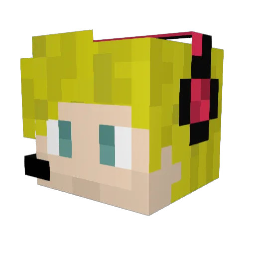 BobbyA2013 Minecraft avatar head, 3D render