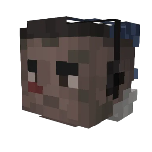 BobbyBlazeIt420 Minecraft avatar head, 3D render