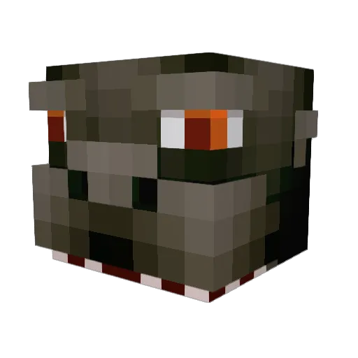 BobbyBull Minecraft avatar head, 3D render