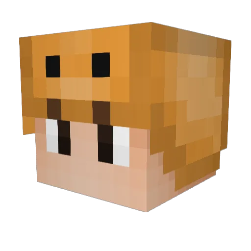 BobbyDeimos Minecraft avatar head, 3D render