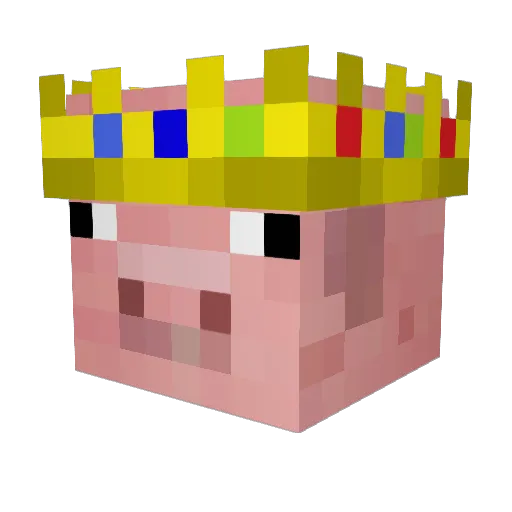BobbyF100 Minecraft avatar head, 3D render