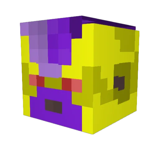 BobbyLukas Minecraft avatar head, 3D render