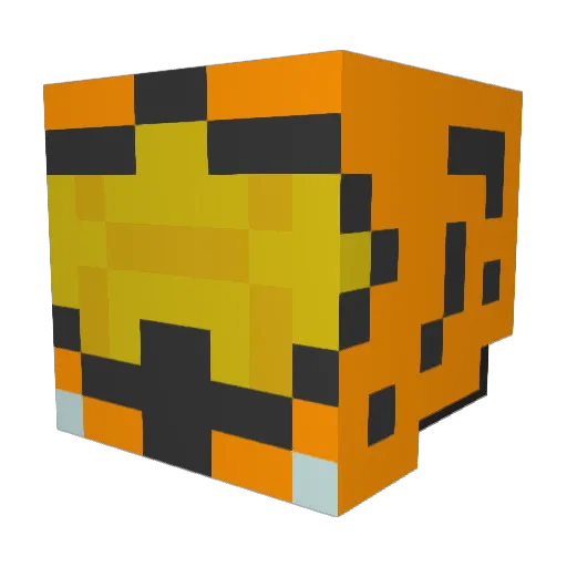 BobbyPigman Minecraft avatar head, 3D render