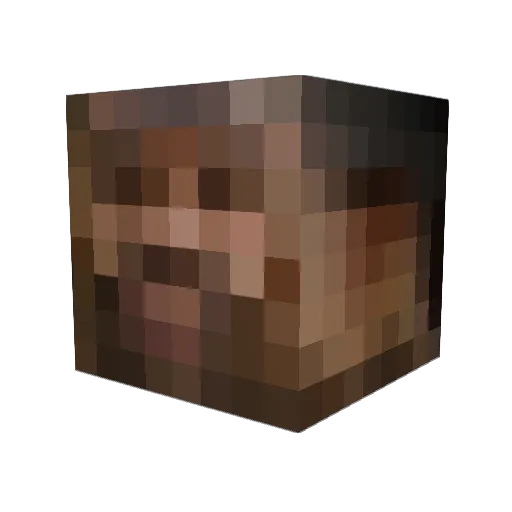 BobbyTimmons Minecraft avatar head, 3D render