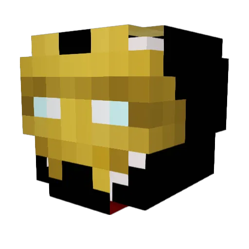 Bobby_Graham Minecraft avatar head, 3D render