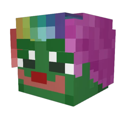 Bobby_Marston Minecraft avatar head, 3D render
