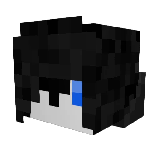 Bobbybighoof Minecraft avatar head, 3D render