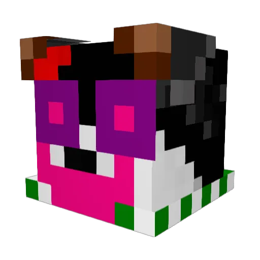 Bobbydu94 Minecraft avatar head, 3D render