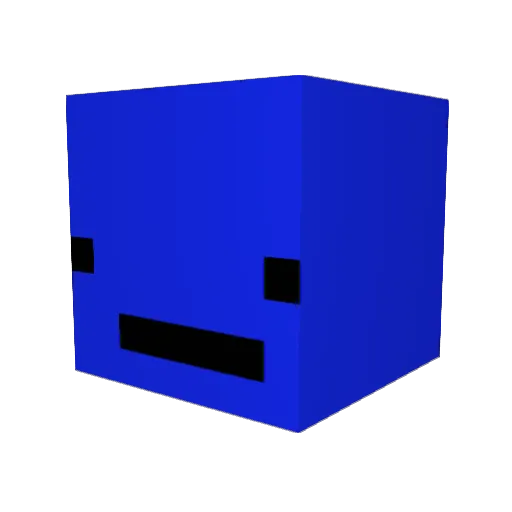 Bobbyroq Minecraft avatar head, 3D render