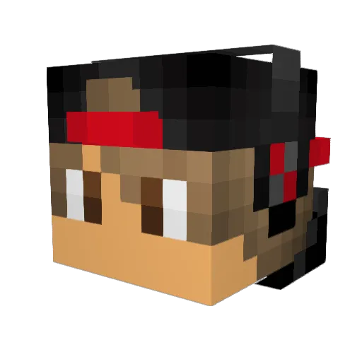 Bobbyt23 Minecraft avatar head, 3D render