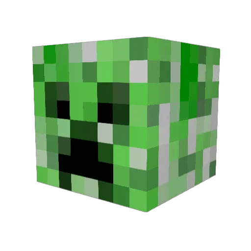 Bobbythedog Minecraft avatar head, 3D render