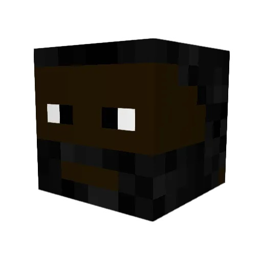 Bobbyx2 Minecraft avatar head, 3D render