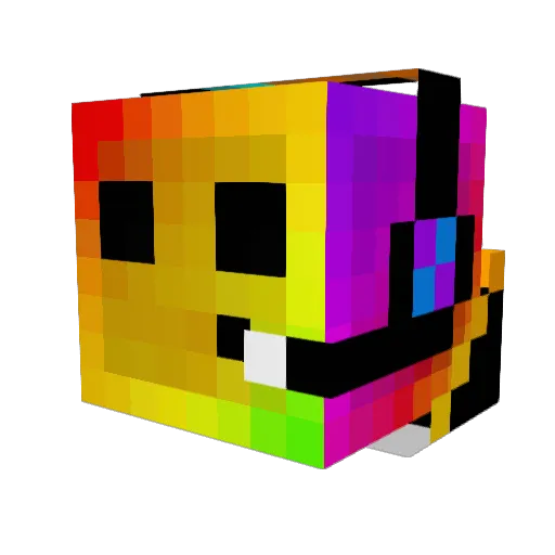 Bobdibob09 Minecraft avatar head, 3D render