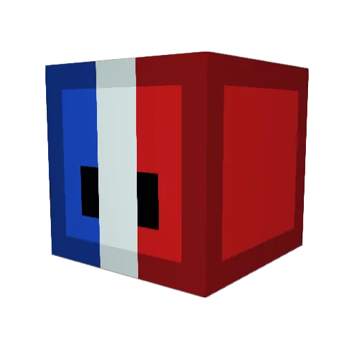 Bobentop Minecraft avatar head, 3D render