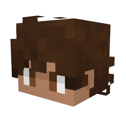 Bober__sk Minecraft avatar head, 3D render