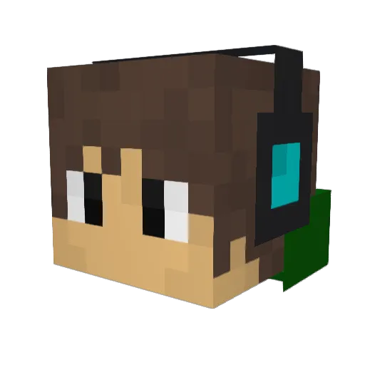 Bobey_TJ Minecraft avatar head, 3D render