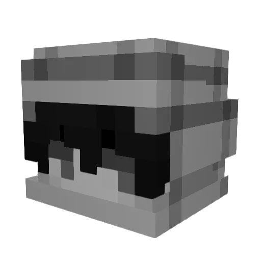 BobiDani Minecraft avatar head, 3D render