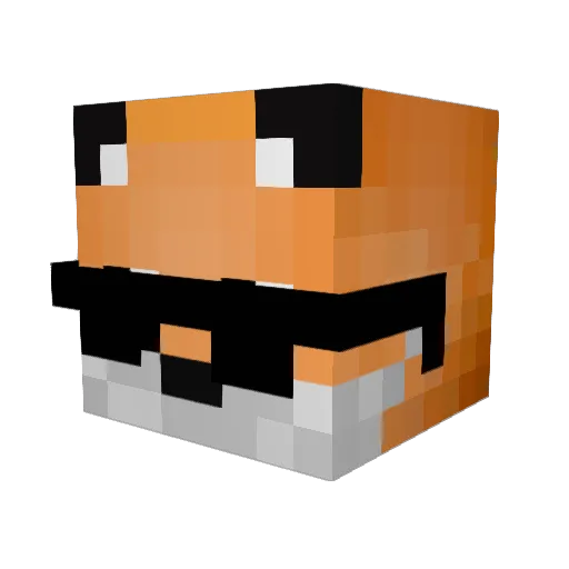 Bobi_17 Minecraft avatar head, 3D render