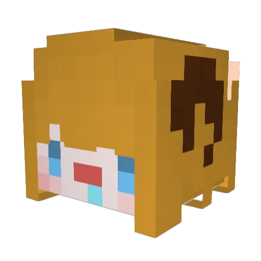 Minecraft-Avatar von Bobiboyo: Kopf als 3D-Render