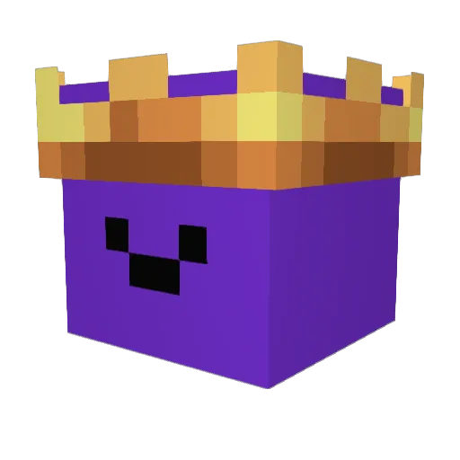 Bobify Minecraft avatar head, 3D render