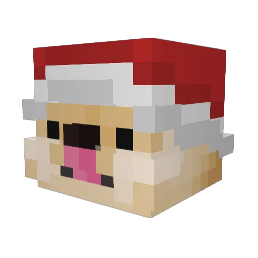 Bobikowskyy Minecraft avatar head, 3D render