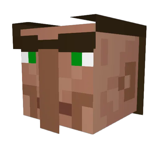 Bobinuknow Minecraft avatar head, 3D render