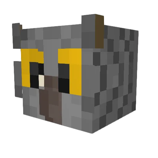Bobisfat13 Minecraft avatar head, 3D render