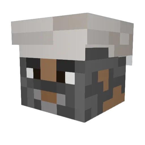 Bobit28 Minecraft avatar head, 3D render