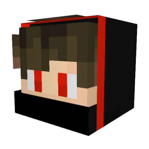 Boblop69 Minecraft avatar head, 3D render