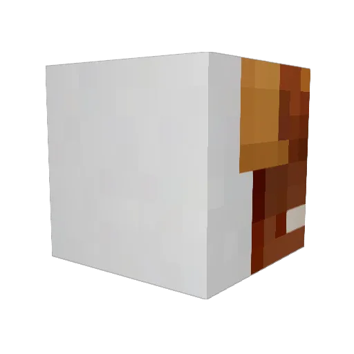 Bobo114 Minecraft avatar head, 3D render