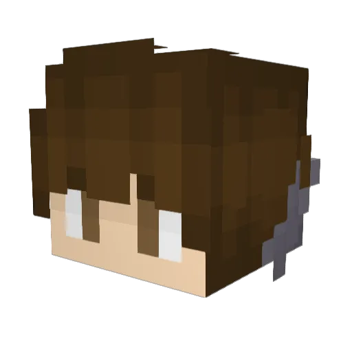BoboGum44 Minecraft avatar head, 3D render