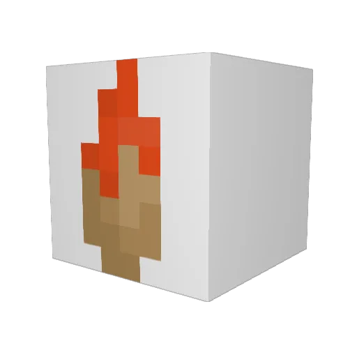 BoboMachine Minecraft avatar head, 3D render
