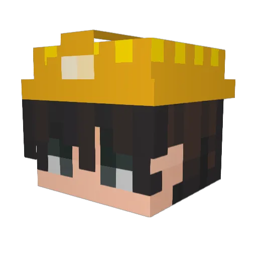 Bobococomo Minecraft avatar head, 3D render