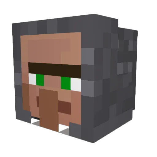 Bobprodus Minecraft avatar head, 3D render