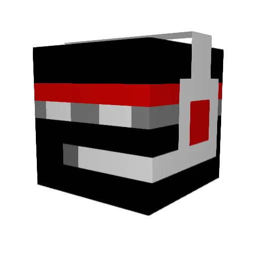 Bobr_hamer Minecraft avatar head, 3D render