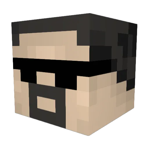 BobsYourUncle125 Minecraft avatar head, 3D render