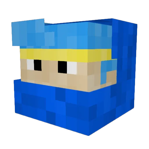 Bobs_Burgers99 Minecraft avatar head, 3D render