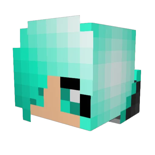 Bobshaun Minecraft avatar head, 3D render