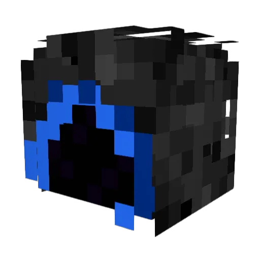 Bobsicle3 Minecraft avatar head, 3D render