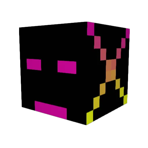 Bobsquared2 Minecraft avatar head, 3D render