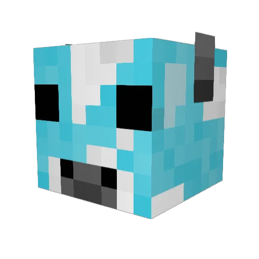 BobsterD4Lobster Minecraft avatar head, 3D render