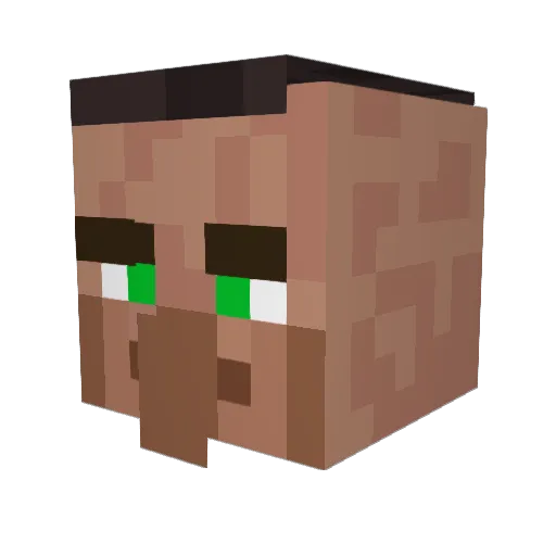 BobtheCob Minecraft avatar head, 3D render