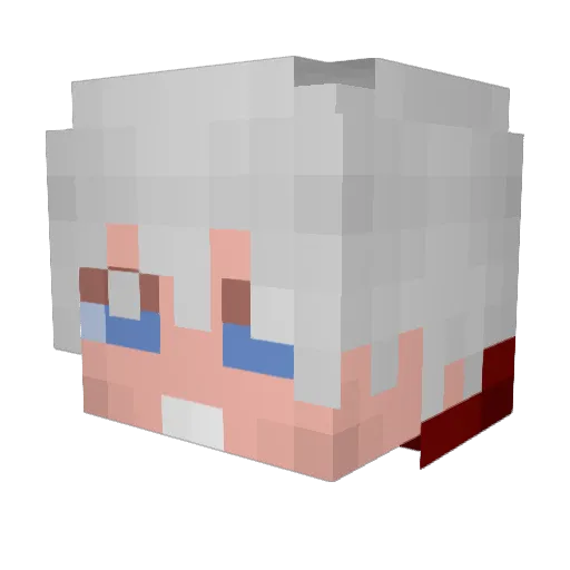Bobthebat20 Minecraft avatar head, 3D render