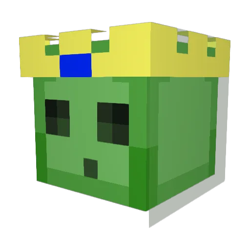 Bobtheblob396 Minecraft avatar head, 3D render