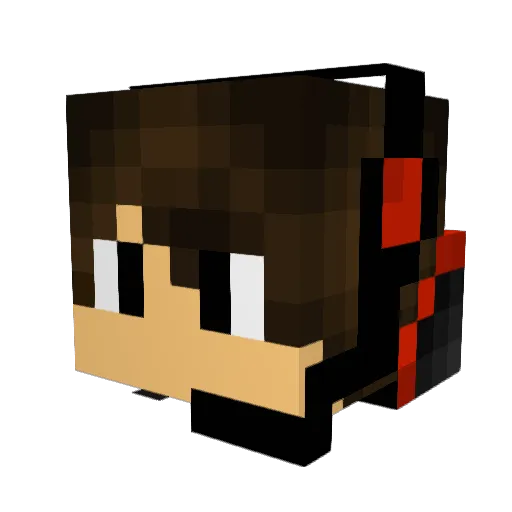 Bobthesquid55 Minecraft avatar head, 3D render