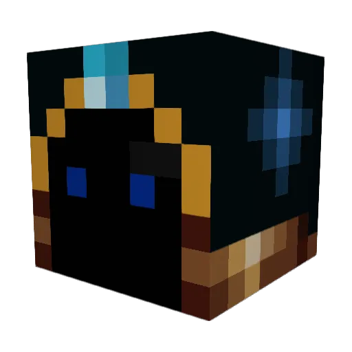 Bobulater123 Minecraft avatar head, 3D render