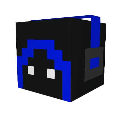 Boby_ Minecraft avatar head, 3D render